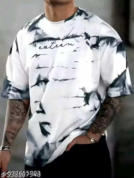 Oversize SummerWear Cotton Tshirt For Men Latest Print